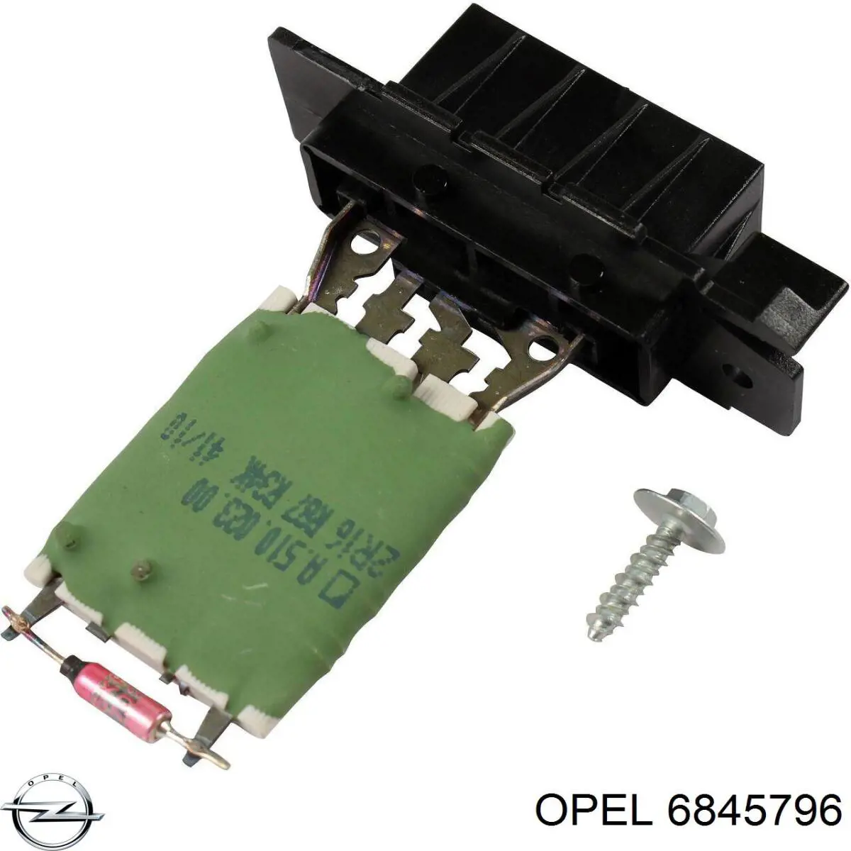6845796 Opel резистор (сопротивление вентилятора печки (отопителя салона))