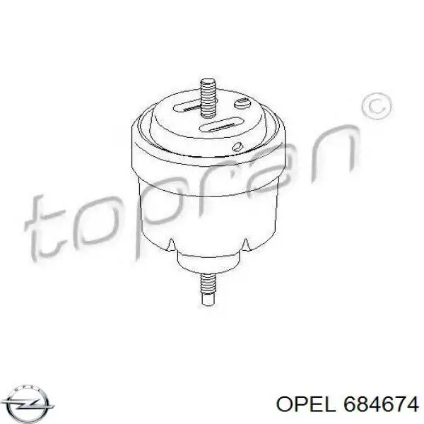 Подушка двигателя Opel 684674 цена, от 40.89 USD