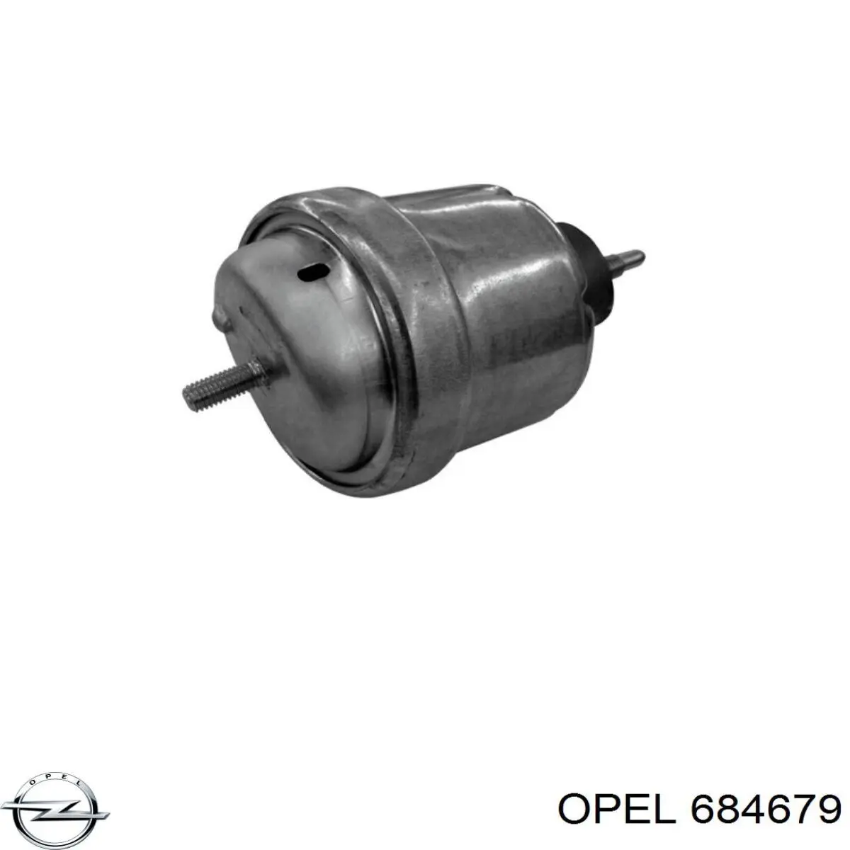 684679 Opel подушка (опора двигателя левая)