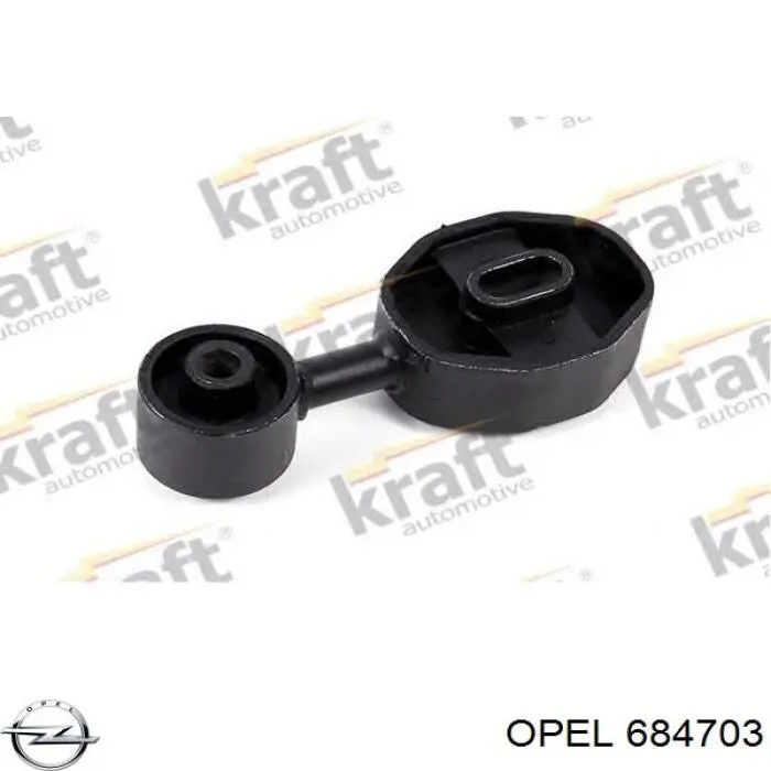Задняя опора двигателя 684703 Opel