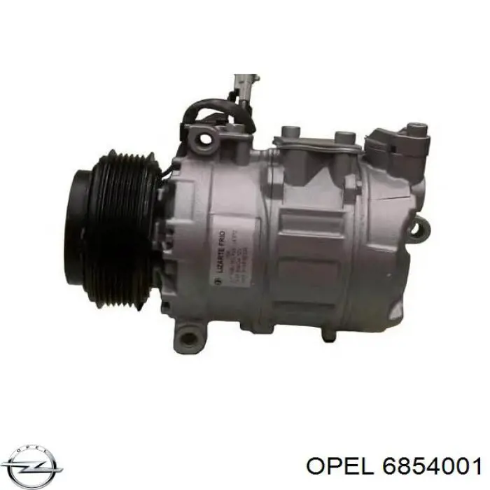 Компрессор системы кондиционирования Opel 6854001 цена, от 107.99 USD