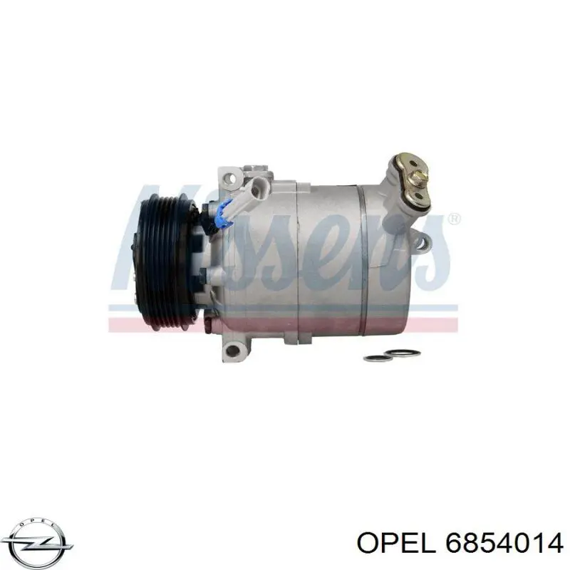 Компрессор системы кондиционирования Opel 6854014 цена, от 221.93 USD
