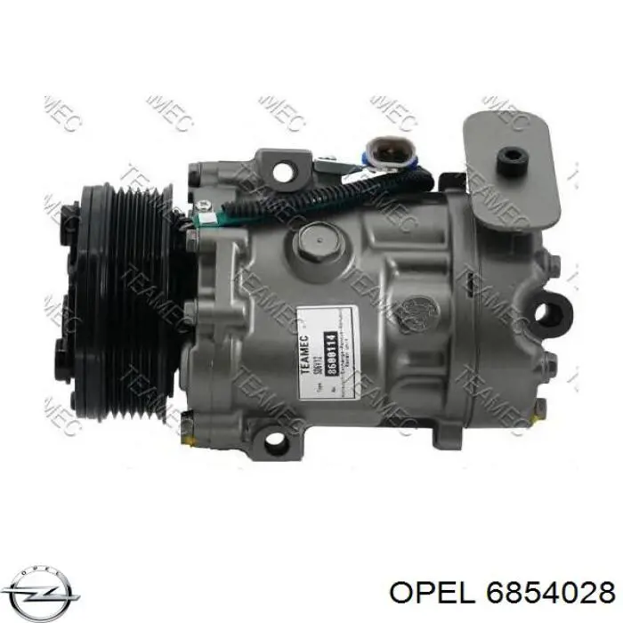 Компрессор системы кондиционирования Opel 6854028 цена, от 107.99 USD