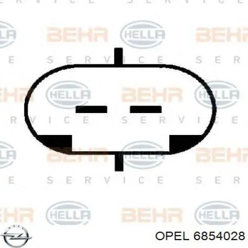 Купить 6854028 Opel Компрессор климатической установки