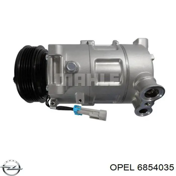 Купить 6854035 Opel Компрессор климатической установки
