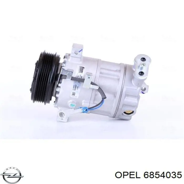 Компрессор кондиционера 6854035 Opel