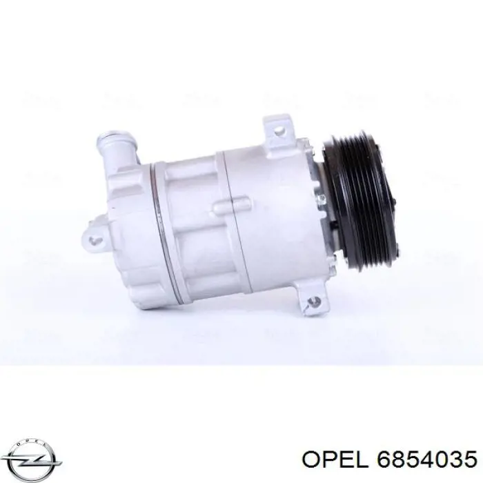 Компрессор кондиционера 6854035 Opel