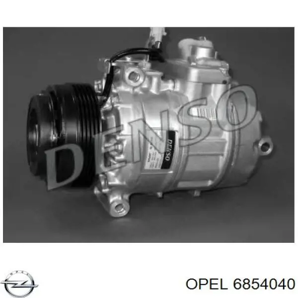 Компрессор системы кондиционирования Opel 6854040 цена, от 798.71 USD