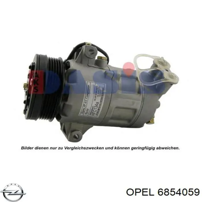 68 54 059 Opel компрессор кондиционера