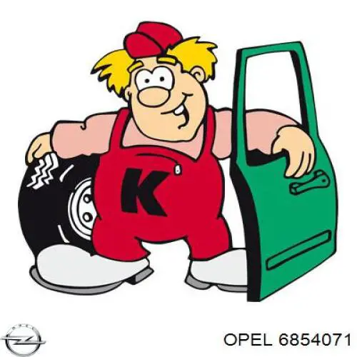 Компрессор кондиционера 6854071 Opel