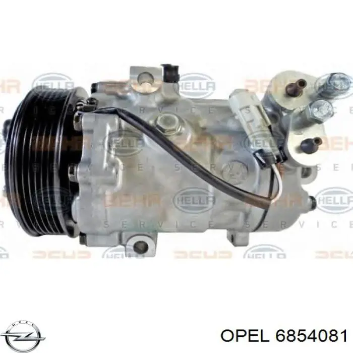 6854081 Opel компрессор кондиционера