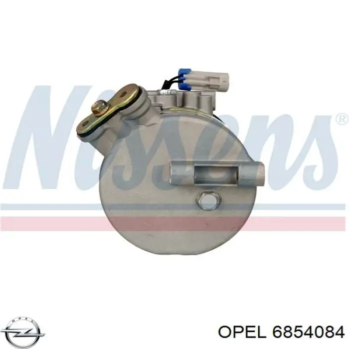 Компрессор кондиционера 6854084 Opel