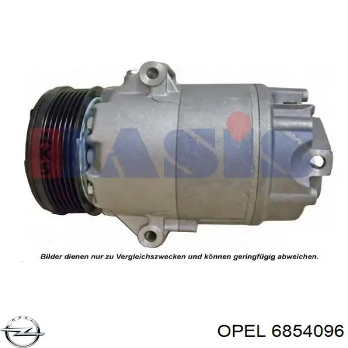 Купить 6854096 Opel Компрессор климатической установки