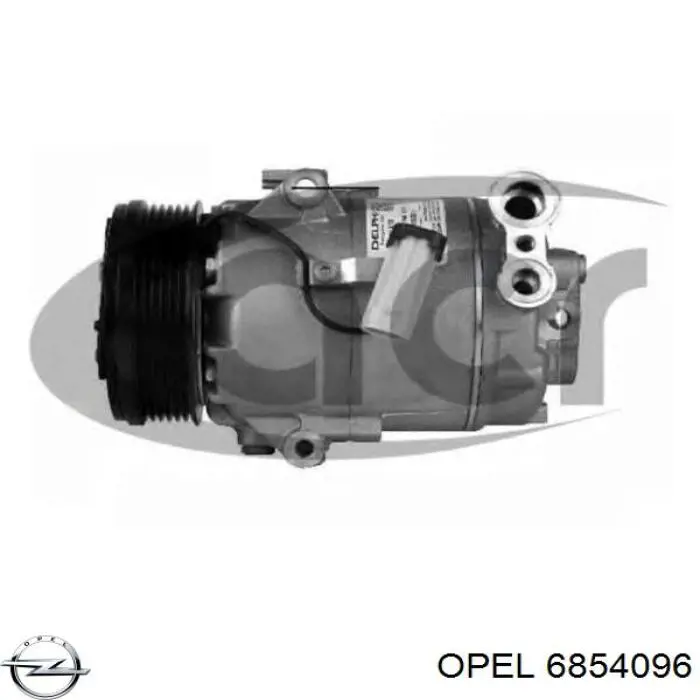 Компрессор системы кондиционирования Opel 6854096 цена, от 288.08 USD