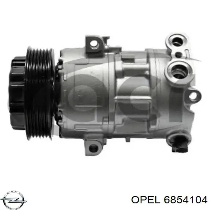 Компрессор кондиционера 6854104 Opel