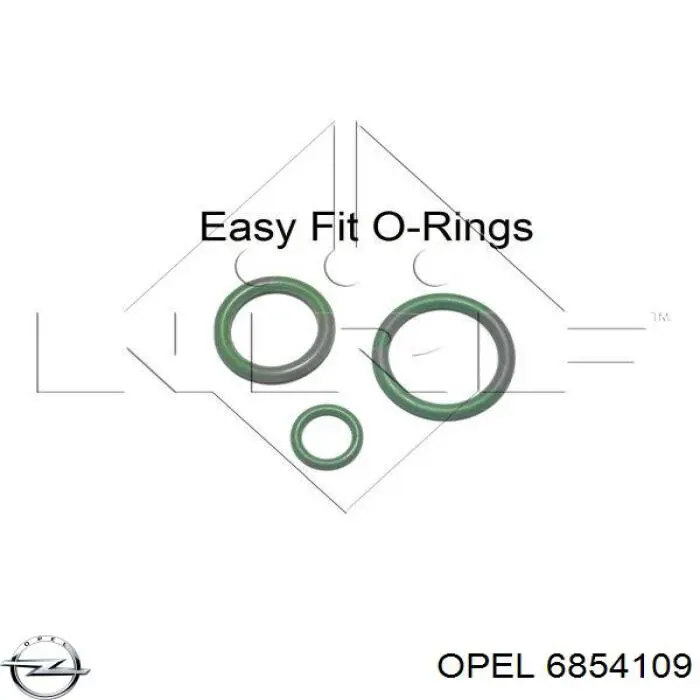 Компрессор кондиционера 6854109 Opel