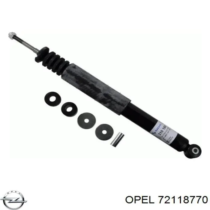 72118770 Opel амортизатор задний