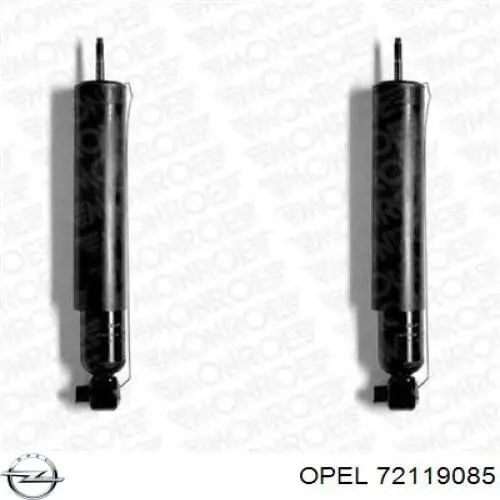 Стойка амортизатора задняя Opel 72119085 цена, от 20.14 USD