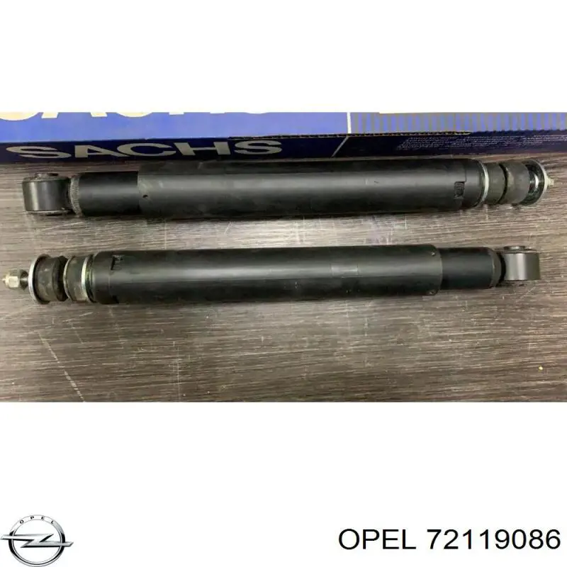 Амортизатор задний 72119086 Opel