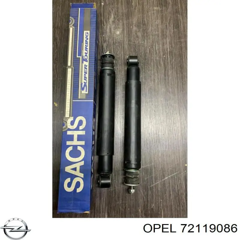 Задний амортизатор Opel 72119086