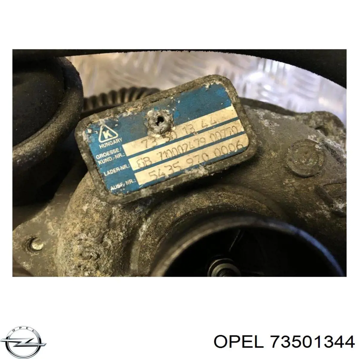 Турбонагнетатель Opel 73501344 цена, от 149.66 USD