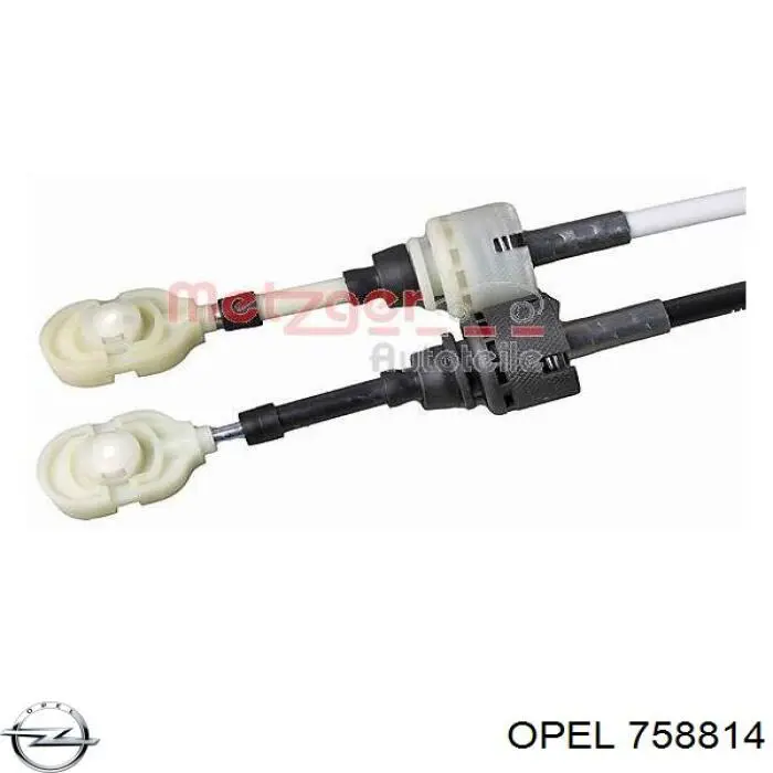 758814 Opel Трос переключения передач