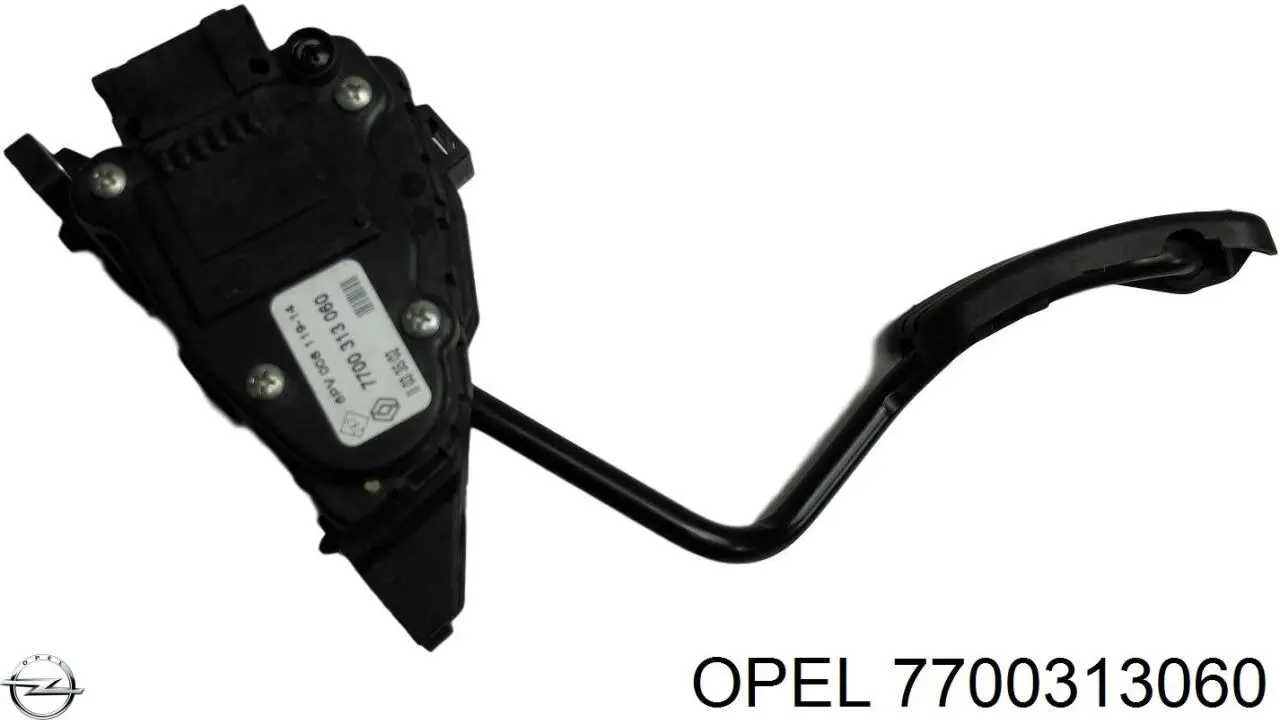 7700313060 Opel pedal de gás (de acelerador)