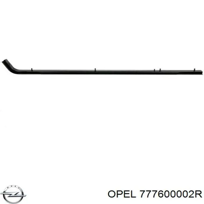 Рельс направляющей сдвижной двери, центральный правый Opel 777600002R