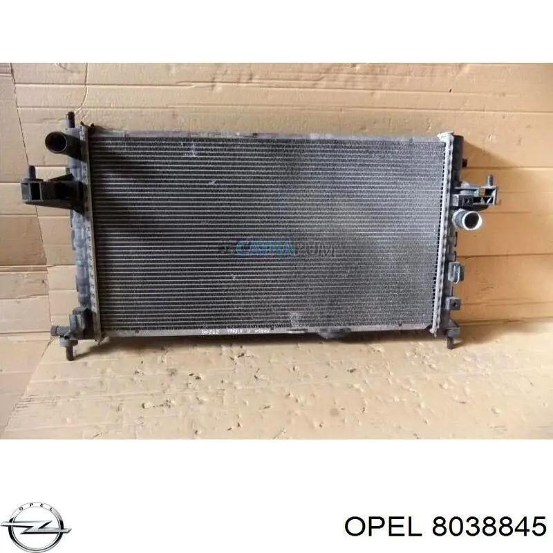 Радиатор охлаждения двигателя Opel 8038845 цена, от 34.49 USD
