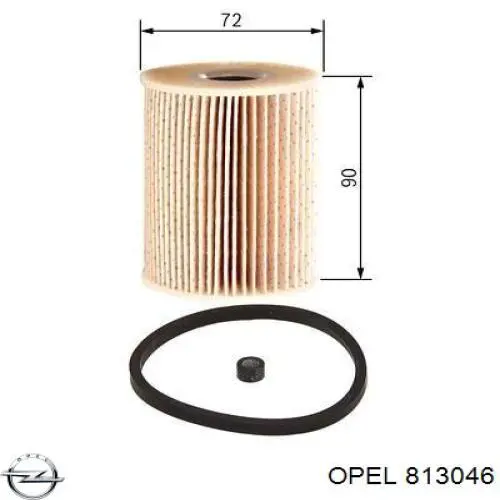 813046 Opel топливный фильтр