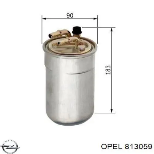 Купить 813059 Opel Фильтр-отстойник топлива грубой очистки