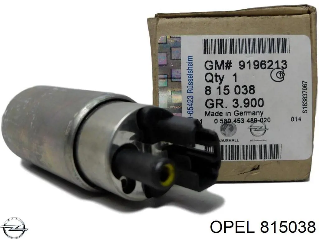 Купить 815038 Opel Элемент-турбинка топливного насоса