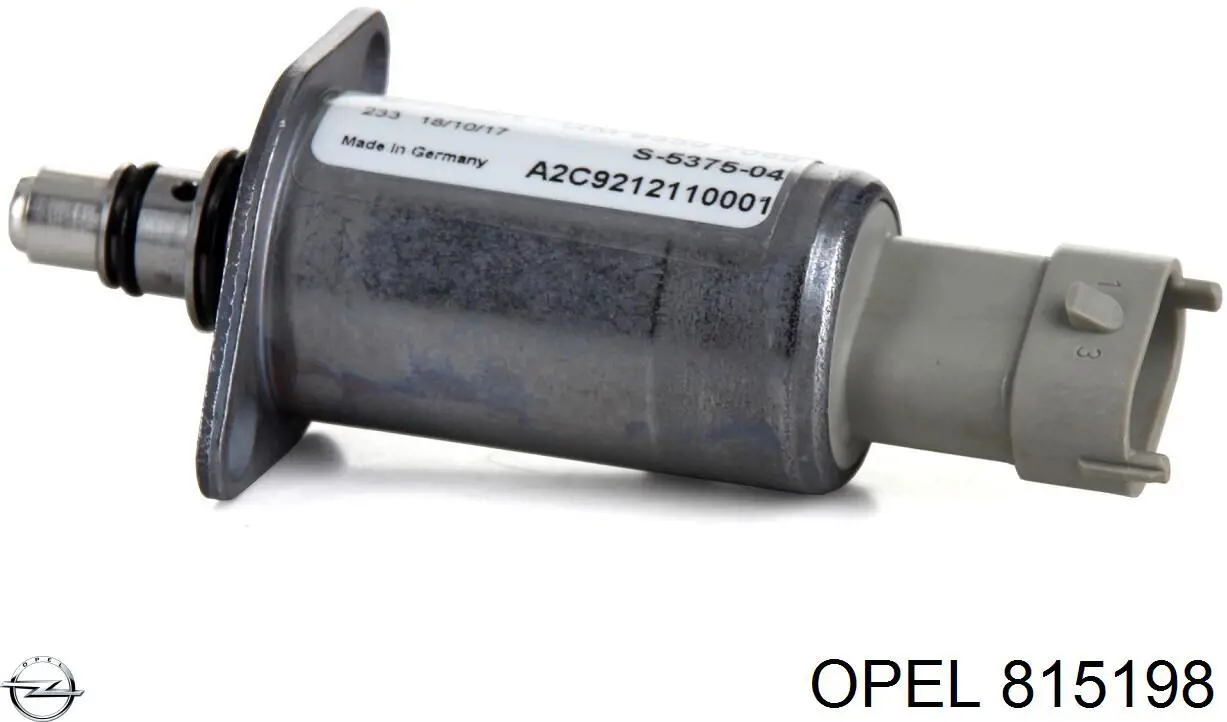 815198 Opel регулятор давления топлива в топливной рейке