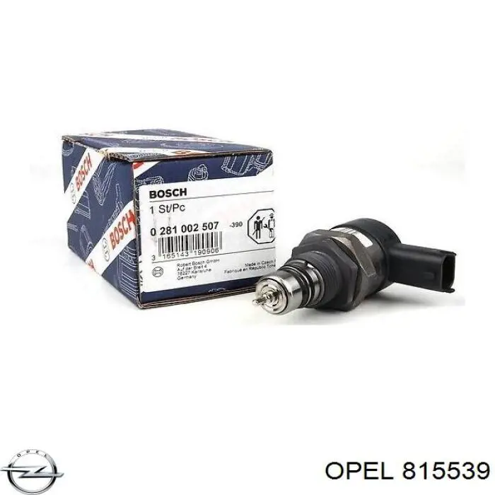 815539 Opel клапан регулировки давления (редукционный клапан тнвд Common-Rail-System)