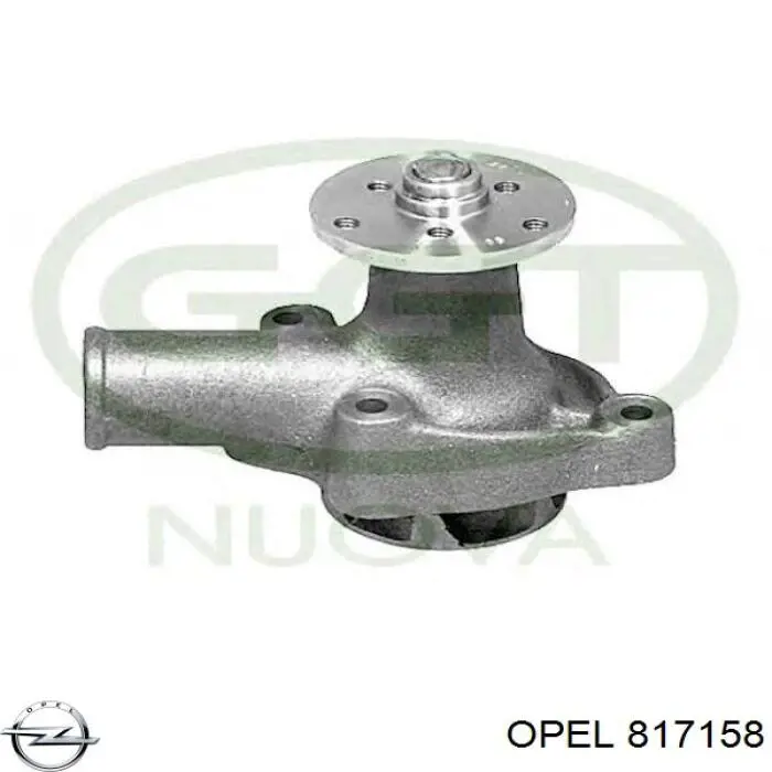 Дроссельная заслонка 817158 Opel