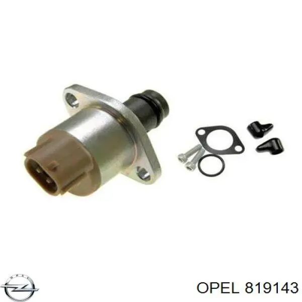 819143 Opel válvula de regulação de pressão (válvula de redução da bomba de combustível de pressão alta Common-Rail-System)
