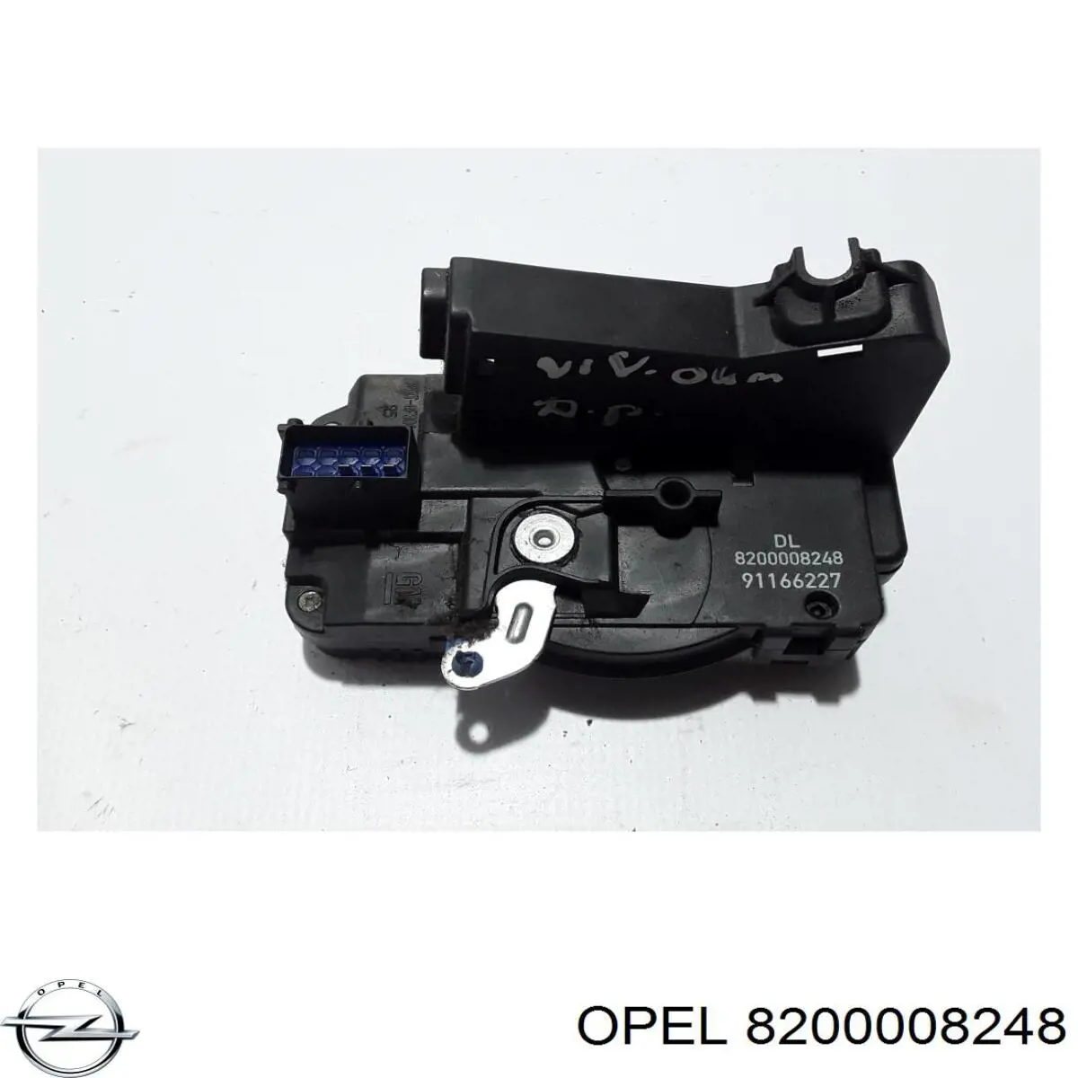 8200008248 Opel fecho da porta dianteira direita