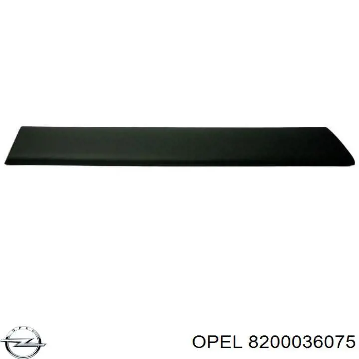 Молдинг боковой (сдвижной) двери Renault (RVI) 8200036089