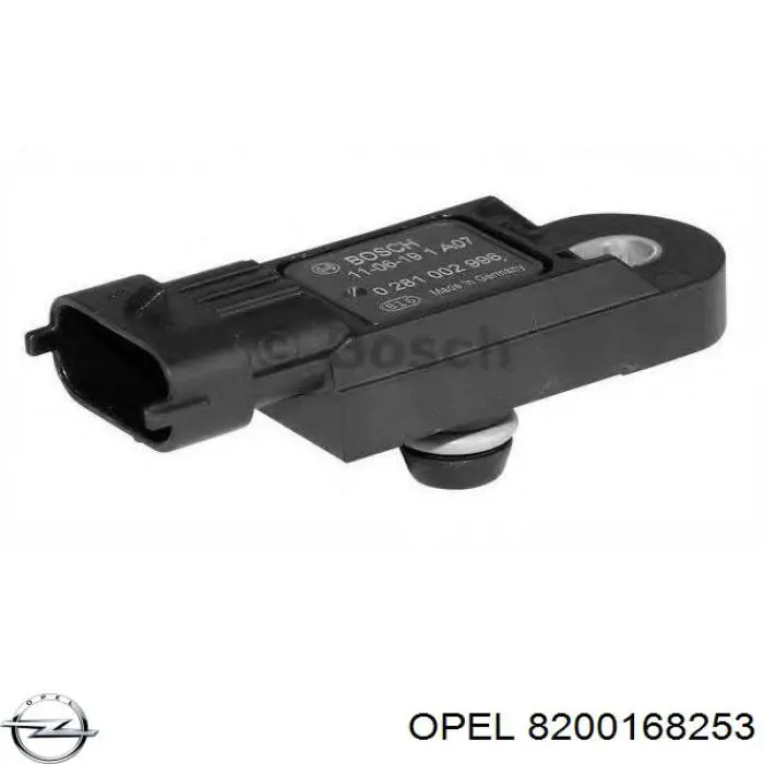 8200168253 Opel датчик давления наддува