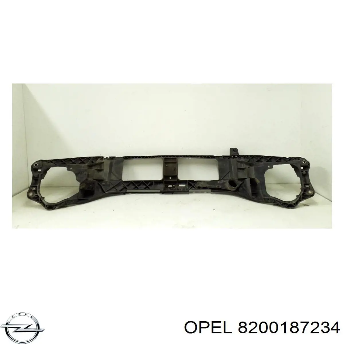 8200187234 Opel suporte do radiador montado (painel de montagem de fixação das luzes)