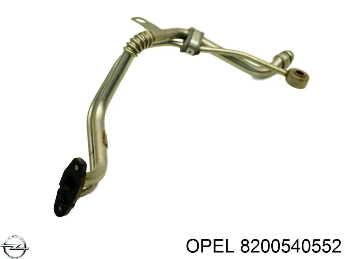 8200540552 Opel трубка (шланг подачи масла к турбине)