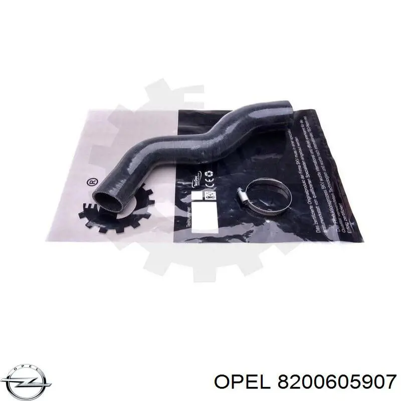 Купить 8200605907 Opel Патрубок воздушный, выход из турбины/компрессора (наддув)