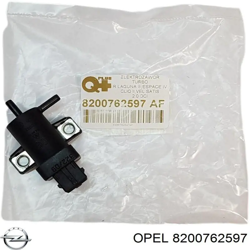 8200762597 Opel Клапан соленоид регулирования заслонки EGR