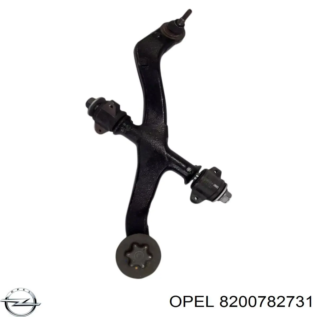 8200782731 Opel braço oscilante superior esquerdo de suspensão dianteira