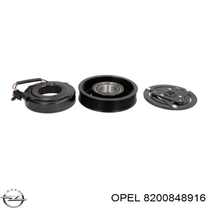 Компрессор кондиционера 8200848916 Opel