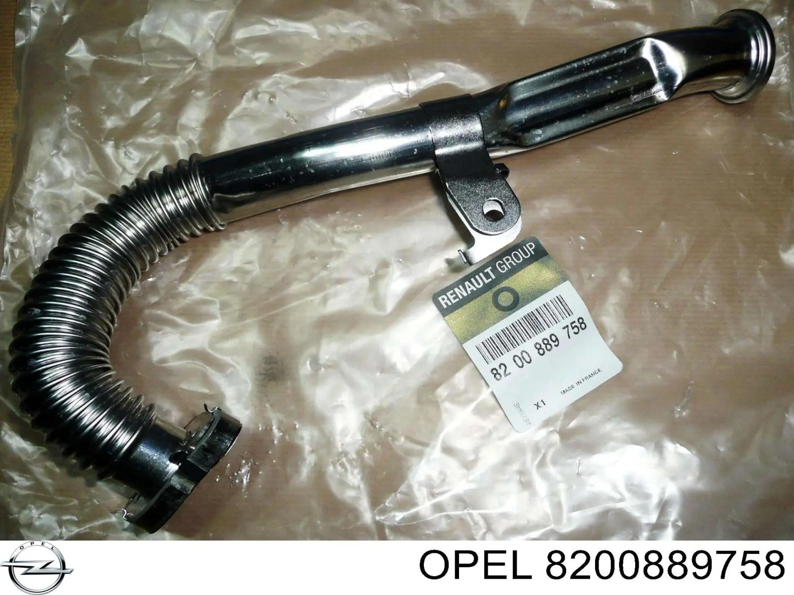 8200889758 Opel mangueira (cano derivado de intercooler)