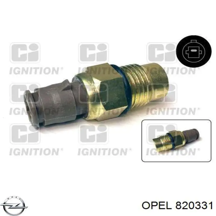 820331 Opel tubo de combustível, desde o tanque até o filtro de combustível