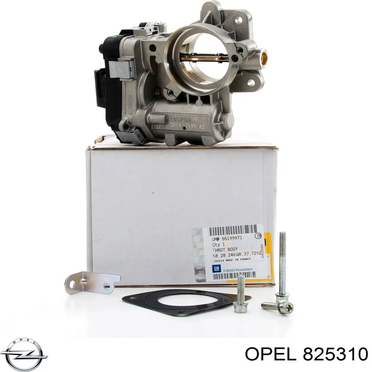 825310 OPEL Cuerpo de mariposa original y equivalente