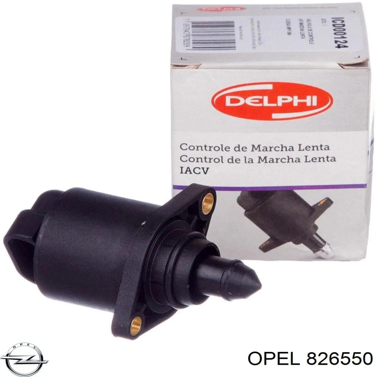 826550 Opel клапан (регулятор холостого хода)