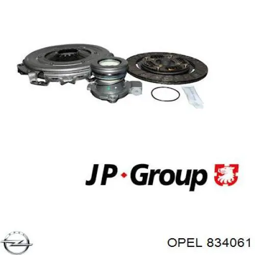 834061 Opel корпус воздушного фильтра